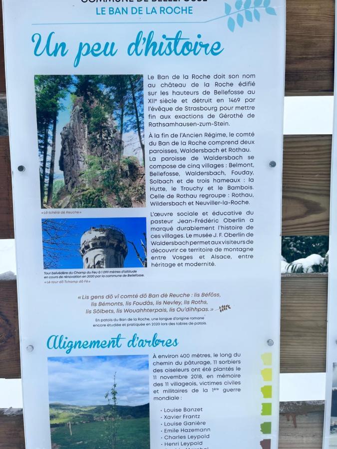 Maison Independante De Montagne En Alsace Bellefosse Kültér fotó